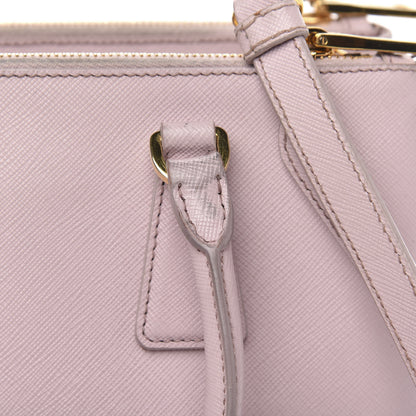 Prada Saffiano Small Galleria Double Zip Tote Mughetto 14 of 20