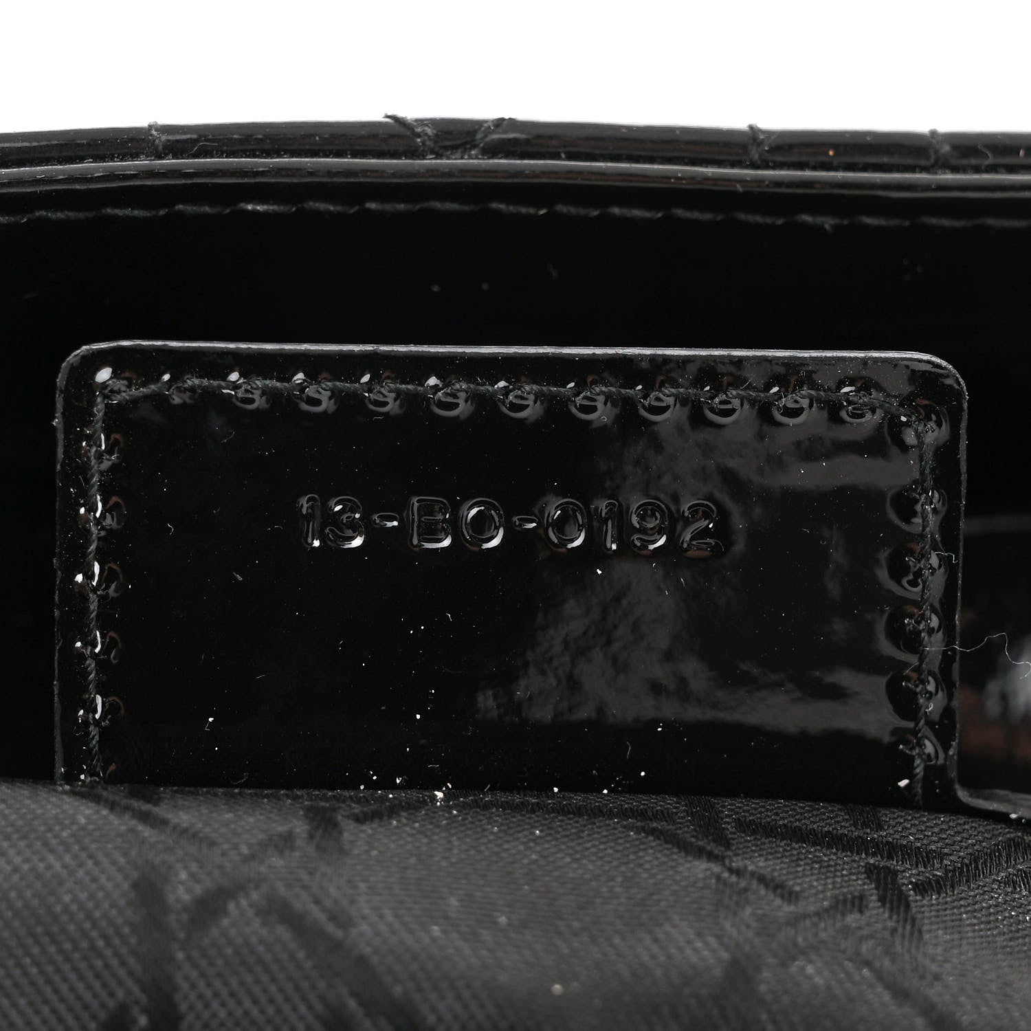 Christian Dior Patent Cannage Large Lady Dior Black 7 of 10