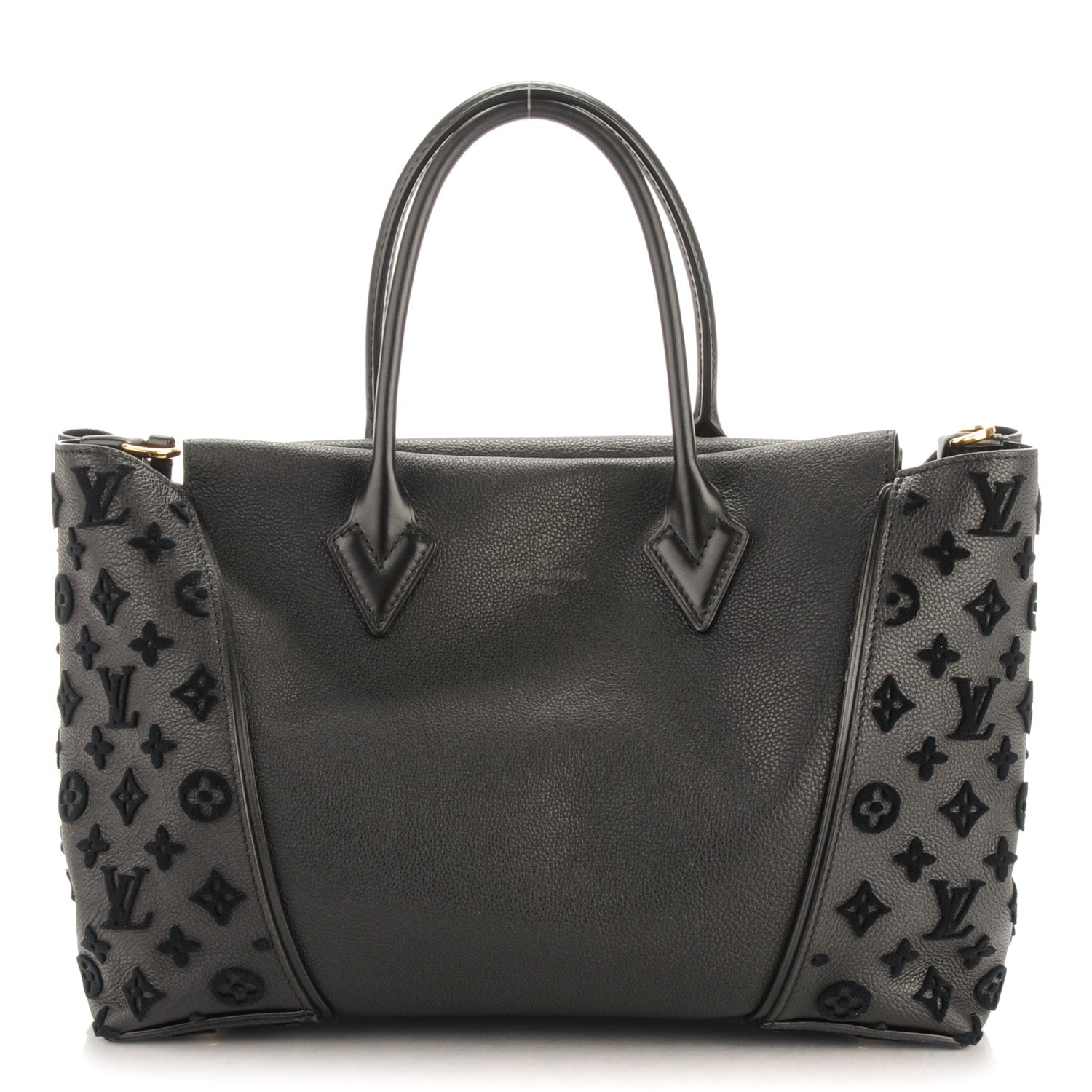 Louis Vuitton Veau Cachemire Tote W PM Black 1 of 7