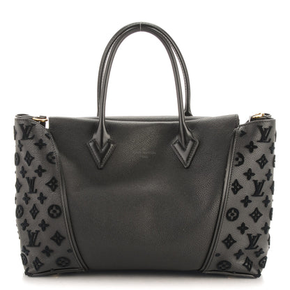 Louis Vuitton Veau Cachemire Tote W PM Black 1 of 7