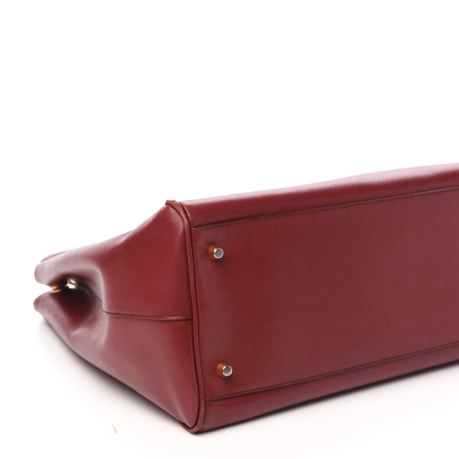 Prada Saffiano Large Galleria Double Zip Tote Fuoco 6 of 11