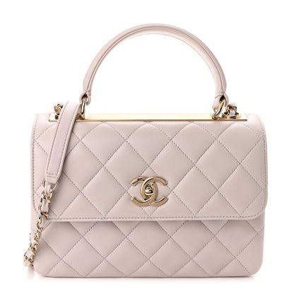 Chanel Lambskin Quilted Small Trendy CC Flap Dual Handle Bag Lilas Lilac 1 of 11