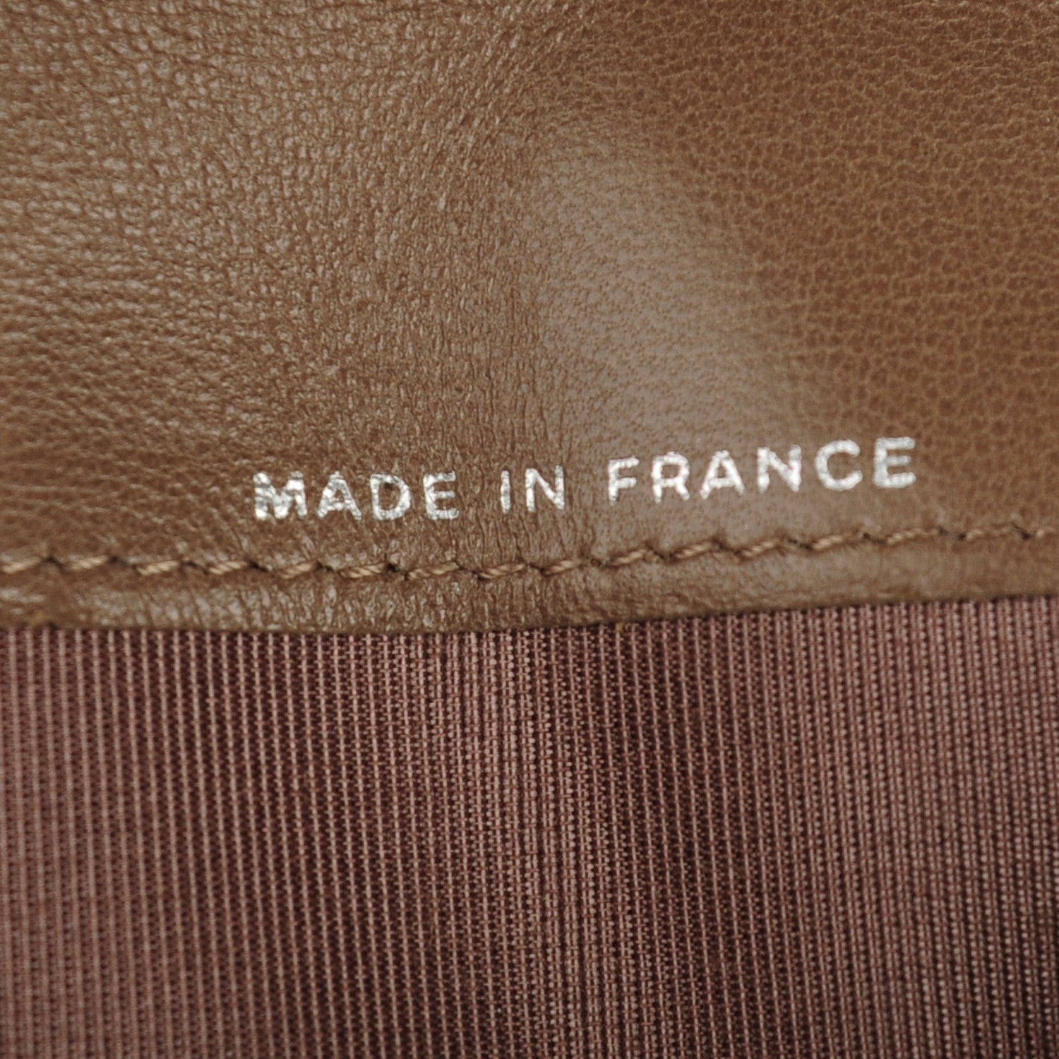 Chanel Lambskin Quilted Bi-Color Quilted Yen Wallet Brown 7 of 8