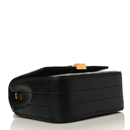 Saint Laurent Lambskin Matelasse Monogram Small Vicky Chain Bag Black 4 of 17