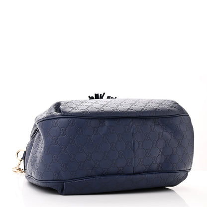 Gucci Guccissima Medium Emily Hobo Blue 4 of 11