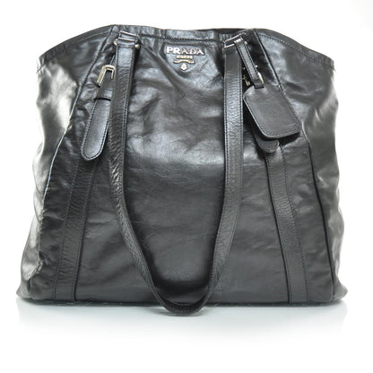 Prada Leather Large New Look Tote Black 1 of 9