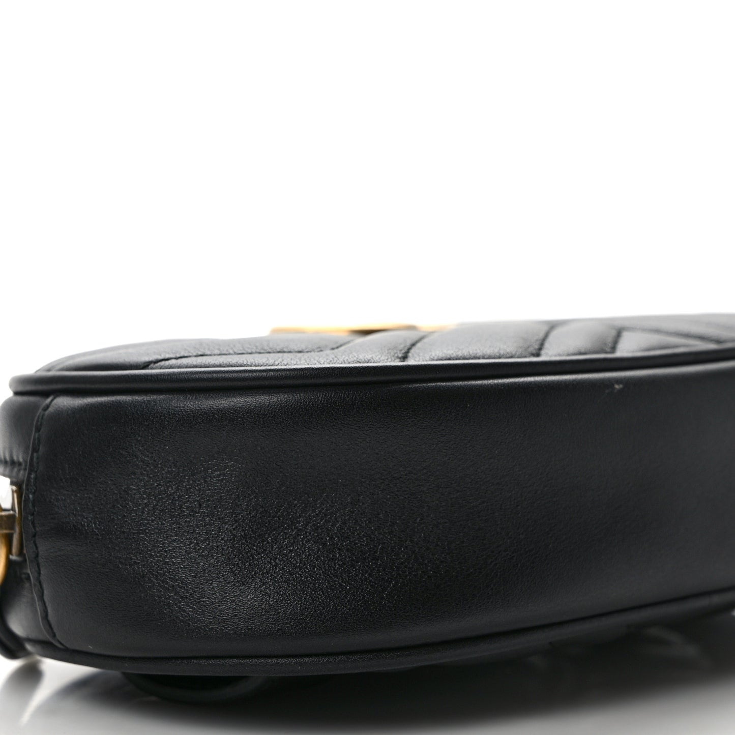 Calfskin Matelasse GG Marmont Belt Bag 85 34 Black
