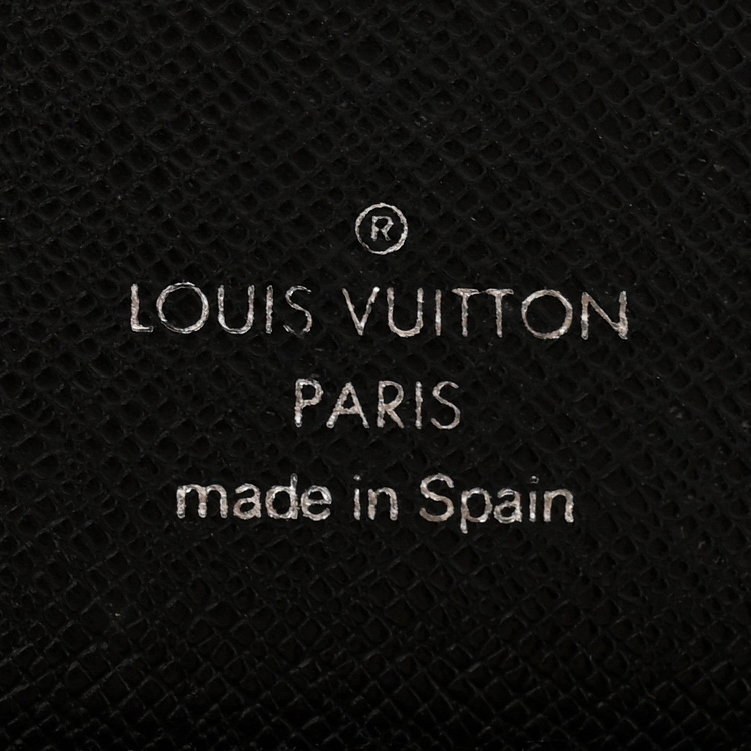 Louis Vuitton Taiga Zip Wallet Black 7 of 10