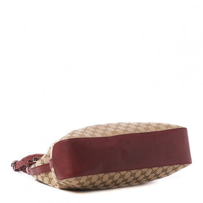 Gucci Monogram Medium Marrakech Hobo Red 4 of 9