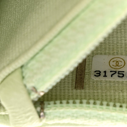 Chanel Lambskin Quilted 19 Clutch With Chain Light Green 8 of 13