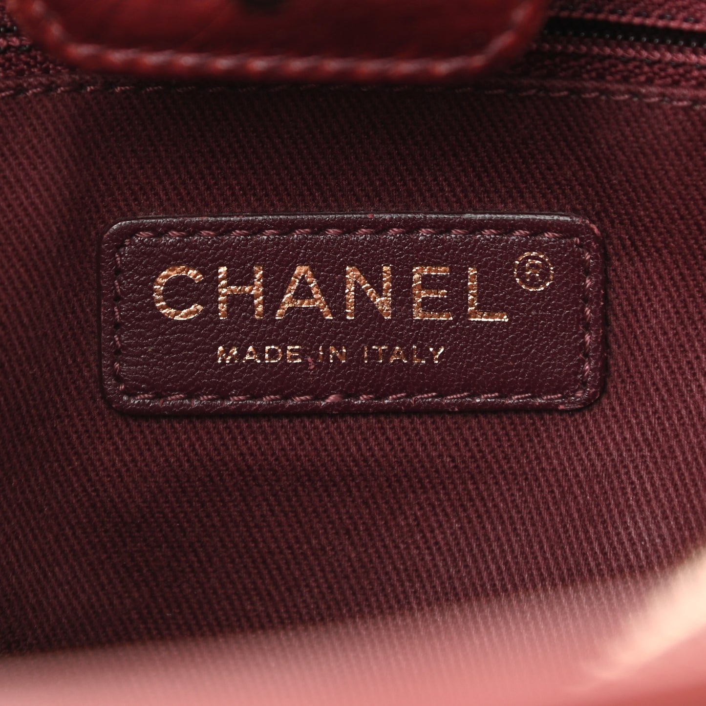 Calfskin Quilted Medium Soft Elegance Tote Burgundy