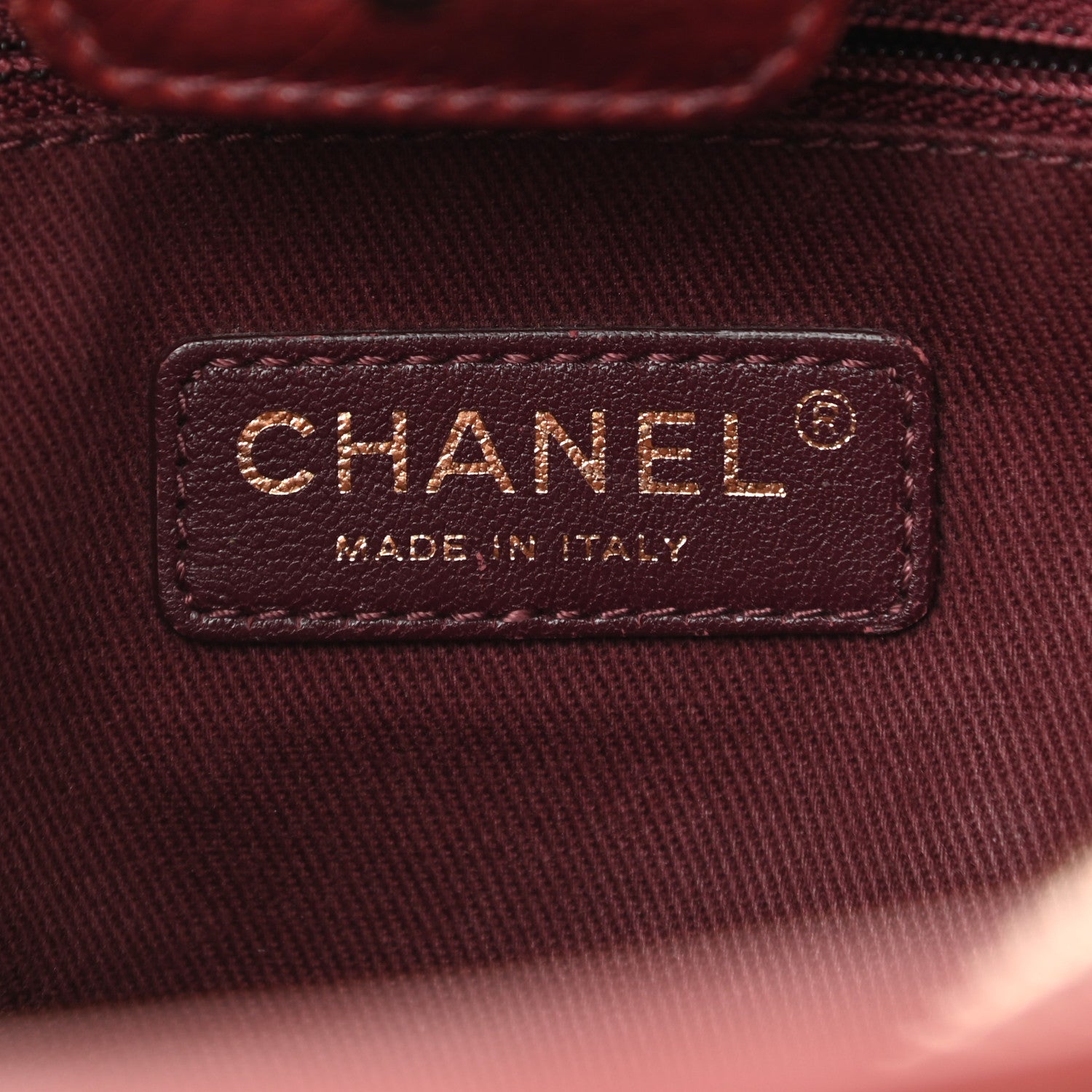 Chanel Calfskin Quilted Medium Soft Elegance Tote Burgundy 11 of 19