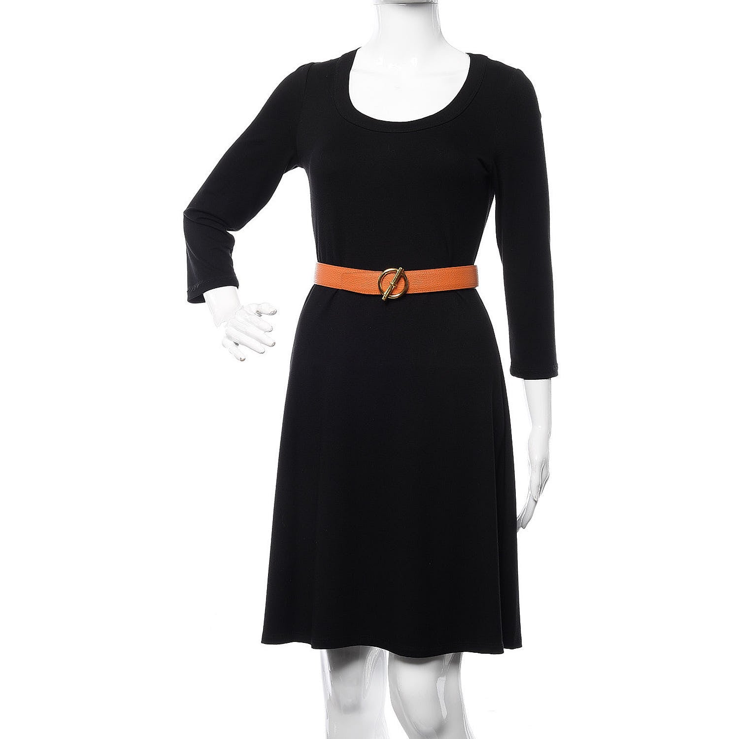 Hermes Chamonix Togo Reversible Glenan 32mm Belt 90 Black Potiron 1 of 8