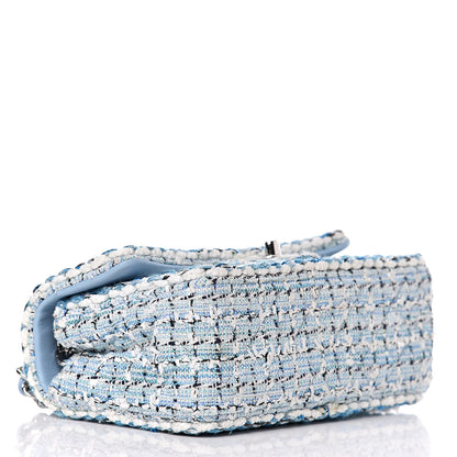 Chanel Tweed Braid Mini Flap Blue White Navy 4 of 11