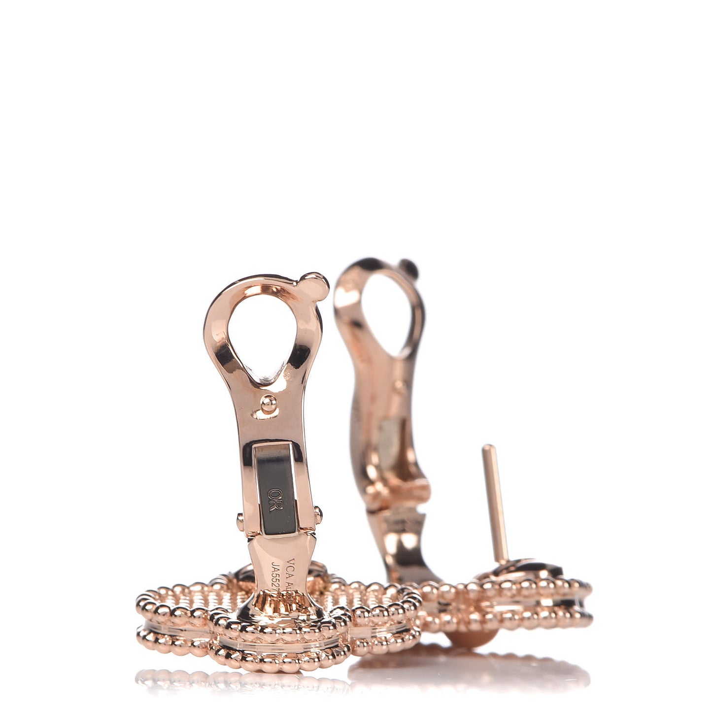 18K Rose Gold Vintage Alhambra Earrings