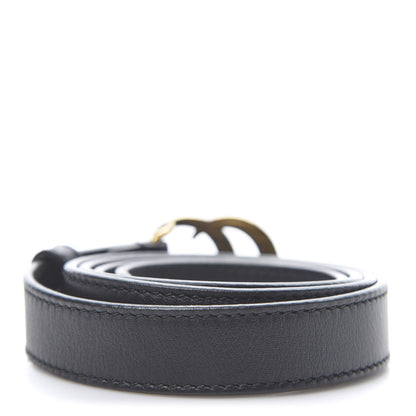 Gucci Calfskin Double G 20mm Belt 85 34 Black 2 of 5
