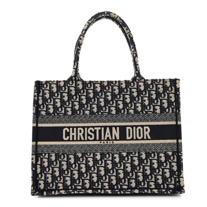 Christian Dior Oblique Medium Book Tote Blue Multicolor 1 of 12
