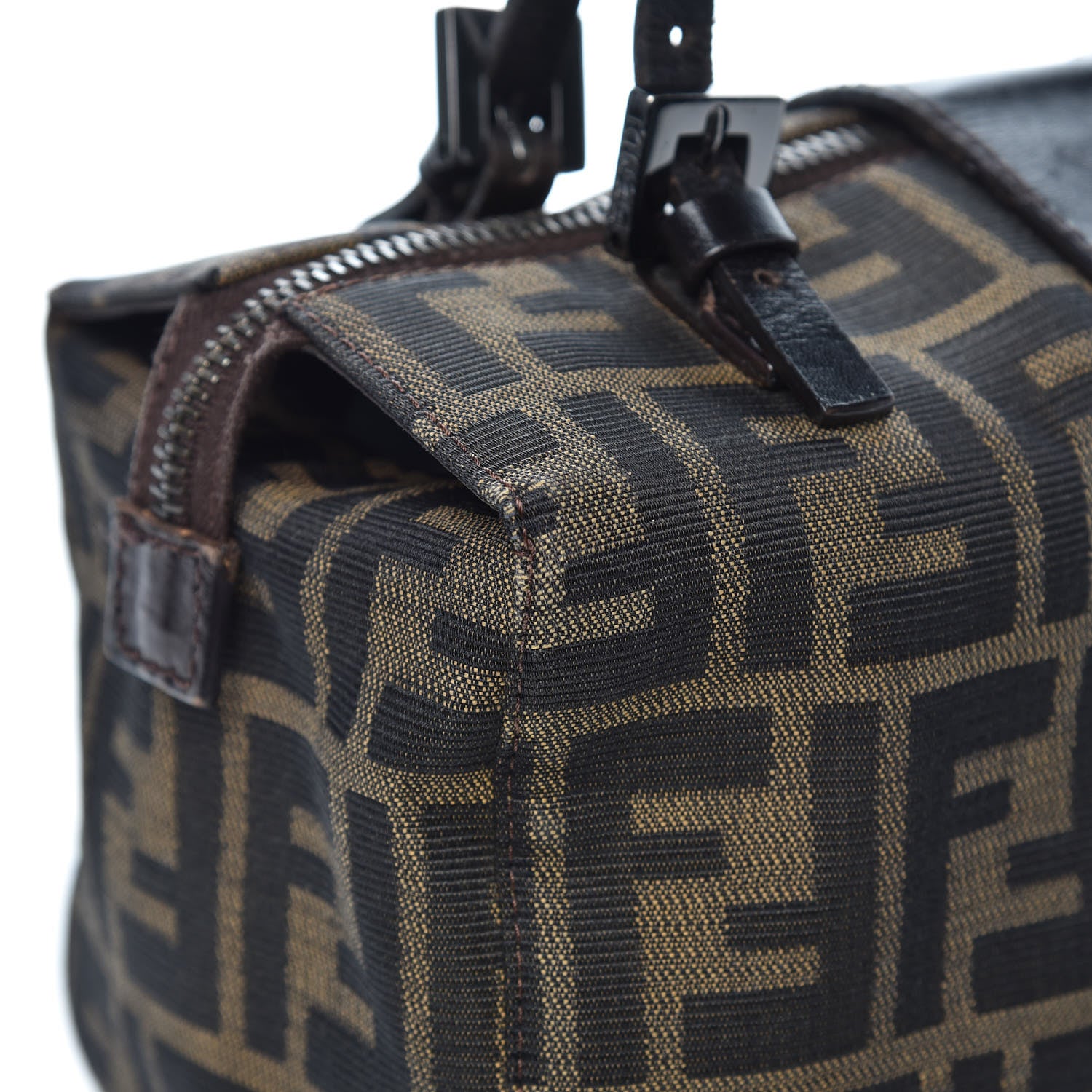 Fendi Zucca Small Handbag Tobacco 9 of 11