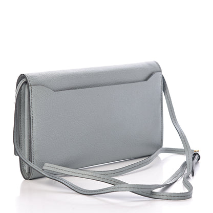 Tom Ford Calfskin Natalia Wallet On Chain Light Blue 3 of 14