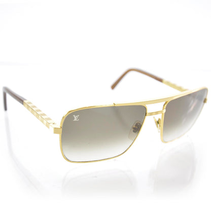 Louis Vuitton Attitude Pilote Sunglasses Gold 1 of 6