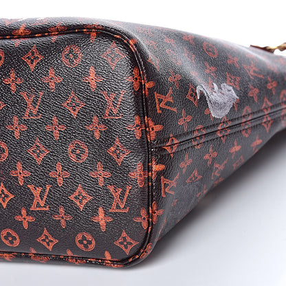 Louis Vuitton Catogram Neverfull MM Marron 9 of 10