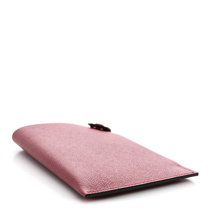 Hermes Epsom Tarmac PM Passport Holder Rouge Grenat 4 of 7