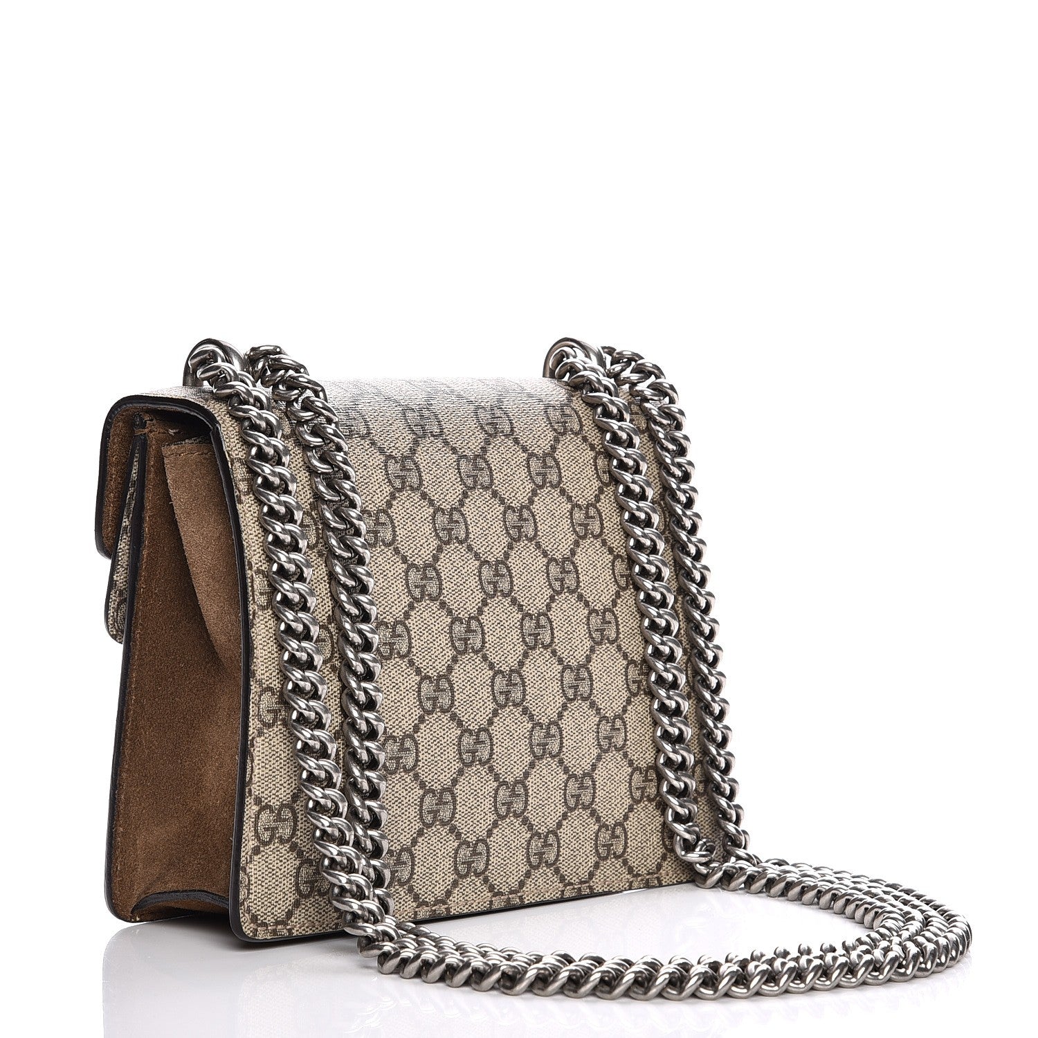 Gucci GG Supreme Monogram Mini Dionysus Shoulder Bag Taupe 3 of 8
