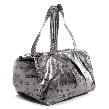 Chanel Lacquered Canvas Medium Unlimited Tote Argent Fonce 3 of 7