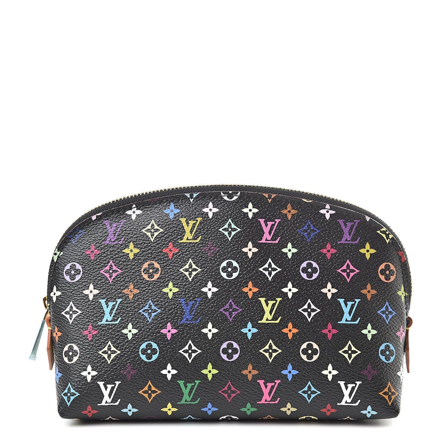 Louis Vuitton Monogram Multicolor Cosmetic Pouch Black Grenade 1 of 7