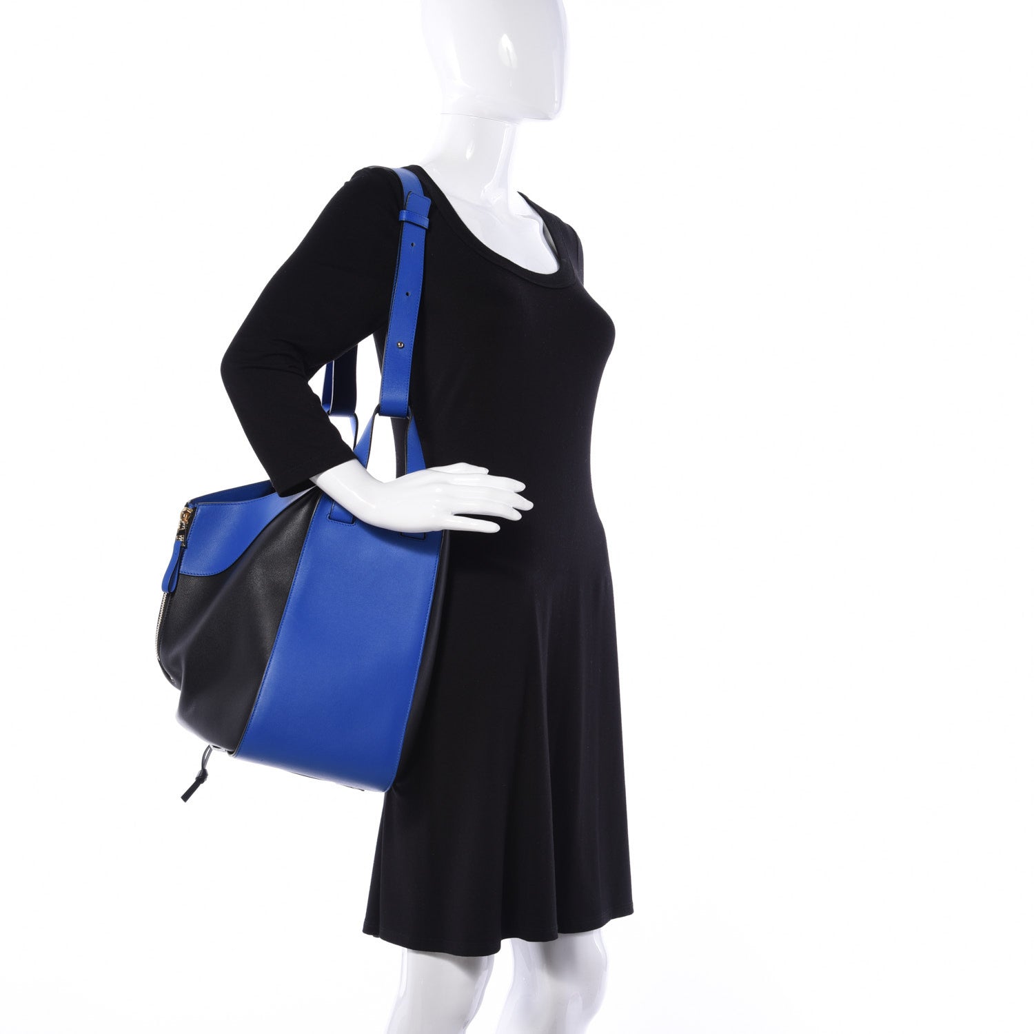 Loewe Calfskin Large Hammock Shoulder Bag Electric Blue 2 of 15