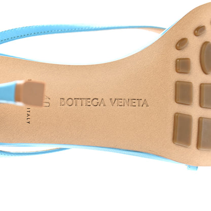 Bottega Veneta Lambskin Stretch Multi Strap 90mm Sandals 40 Sky Blue 7 of 8