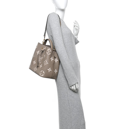 Louis Vuitton Empreinte Monogram Giant Neonoe MM Tourterelle Creme 2 of 10