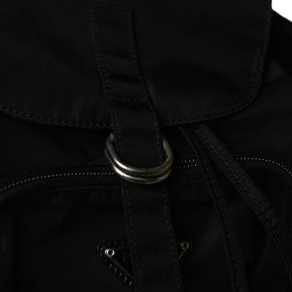 Prada Nylon Vela Mini Cinch Backpack Black 11 of 15