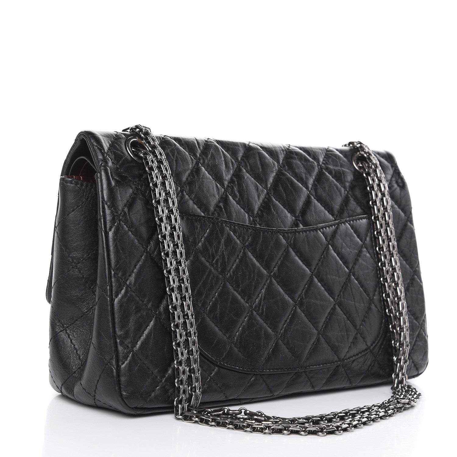 Chanel Aged Calfskin Quilted 2.55 Reissue 226 Flap Black 3 of 10