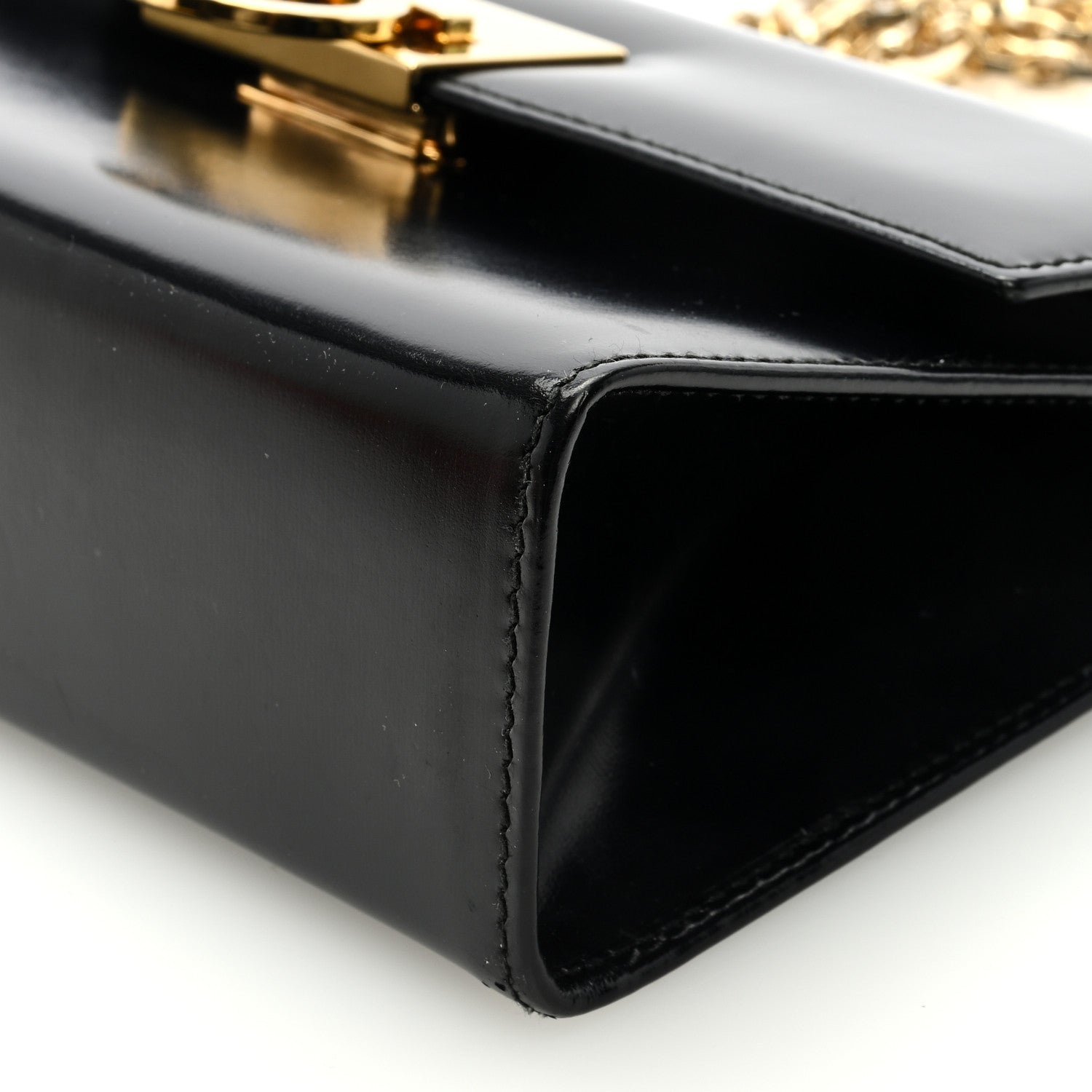 Salvatore Ferragamo Brushed Calfskin Gancini Chain Crossbody Black 8 of 8