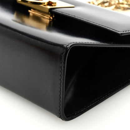 Salvatore Ferragamo Brushed Calfskin Gancini Chain Crossbody Black 8 of 8