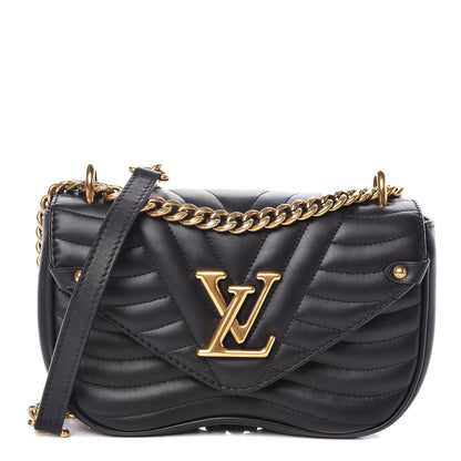 Louis Vuitton Calfskin New Wave Chain PM Black 1 of 8