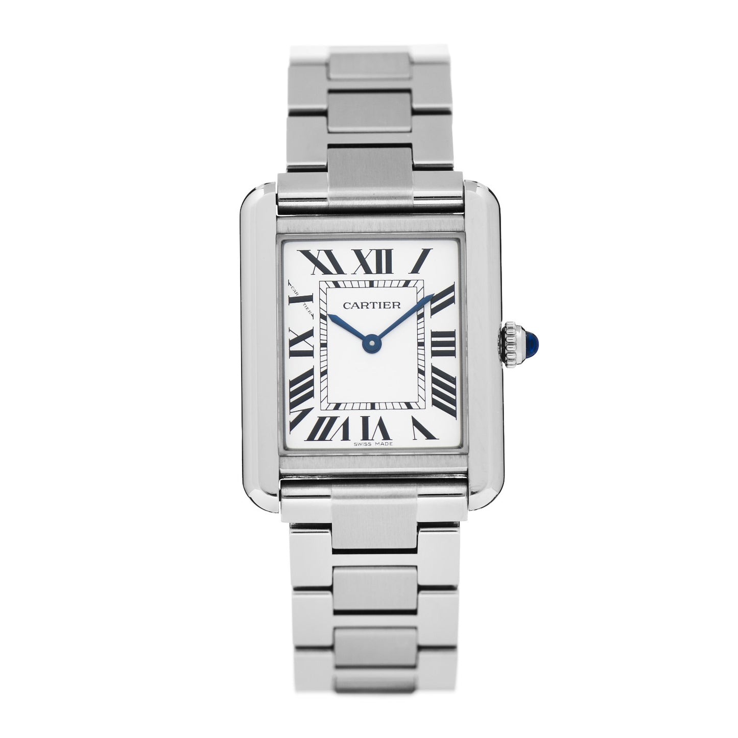 Stainless Steel 24mm Tank Solo Quartz Watch