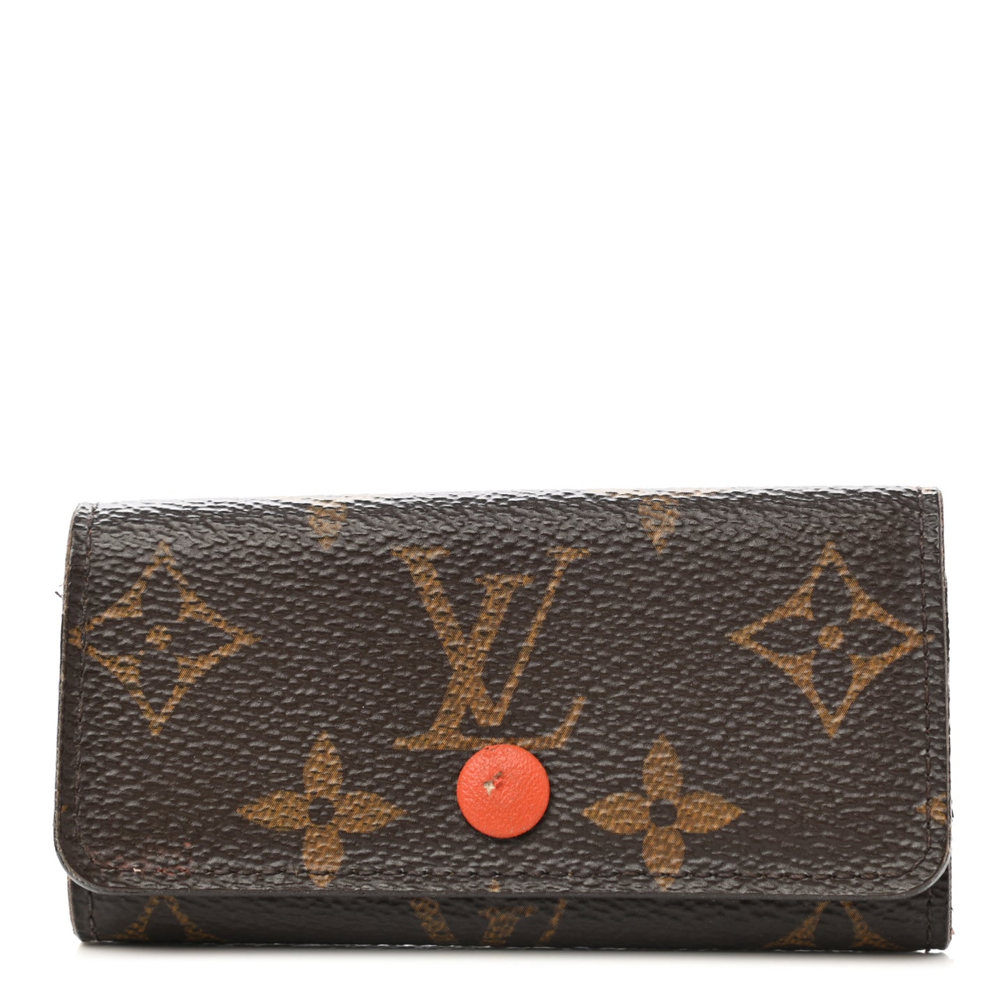 Monogram 4 Key Multicles Holder Poppy