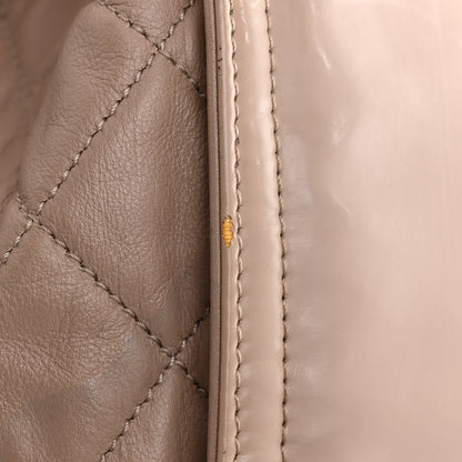 Chanel Vinyl Large Lipstick Tote Dark Beige 12 of 18