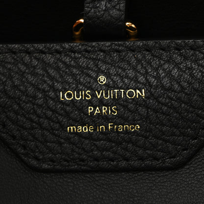 Louis Vuitton Taurillon Embellished Flower Crown Capucines MM Black 6 of 9
