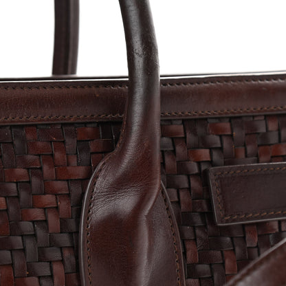 Saint Laurent Calfskin Paglia Palm Sac De Jour Brown 18 of 18