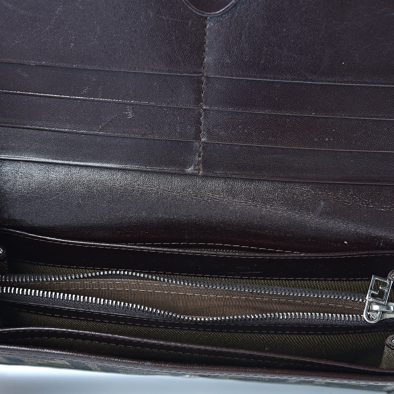 Fendi Zucca Continental Wallet Tobacco 7 of 14
