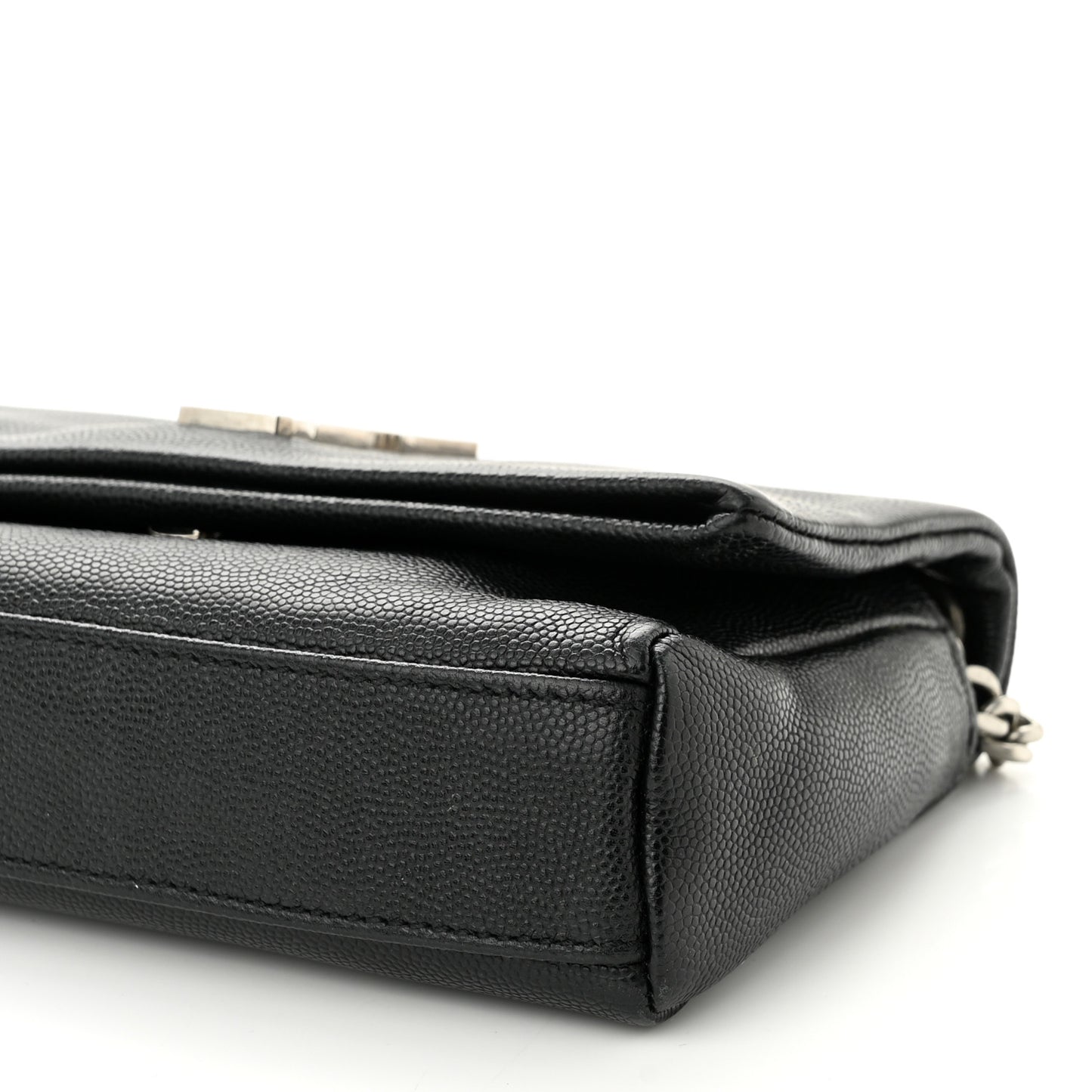 Grain De Poudre Monogram Toy West Hollywood Fold-Over Bag Black