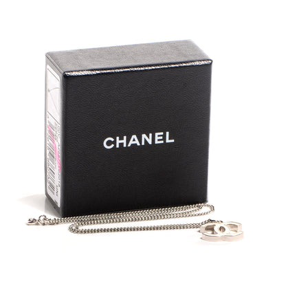 Chanel Enamel CC Necklace White 6 of 6
