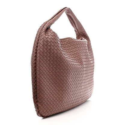 Bottega Veneta Nappa Intrecciato Large Veneta Hobo Mallow 3 of 12
