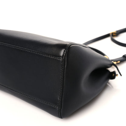 Fendi Nappa Mini Peekaboo Iconic Satchel Black 9 of 9