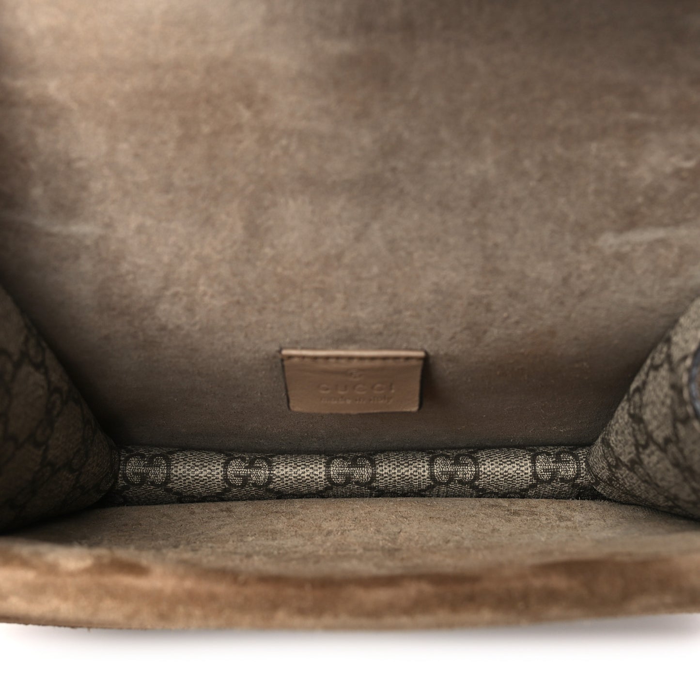 GG Supreme Monogram Mini Dionysus Shoulder Bag Taupe