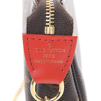 Louis Vuitton Monogram 2020 Christmas Animation Bumper Cars Mini Pochette Accessories Coquelicot 5 of 7