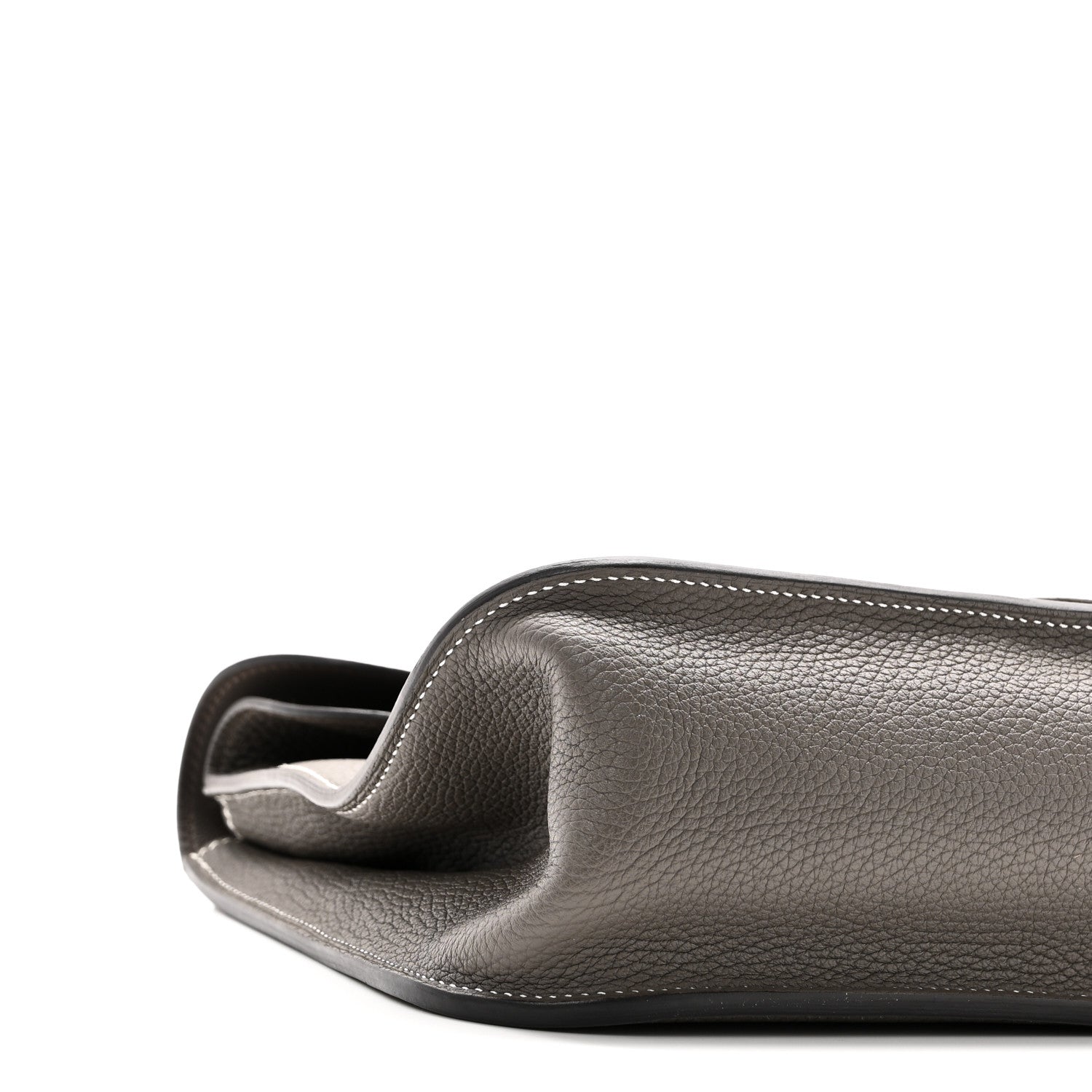 Hermes Taurillon Clemence Halzan 31 GM Etain 9 of 11